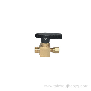 Hot pin solenoid needle valve